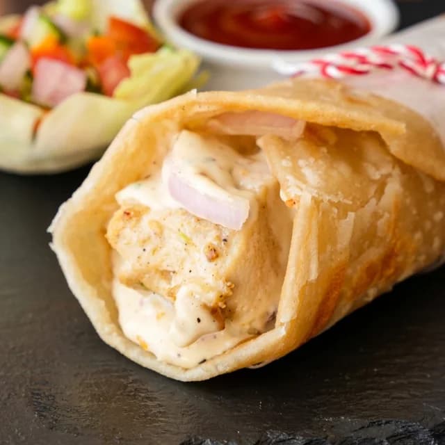Malai Boti Mayo Roll