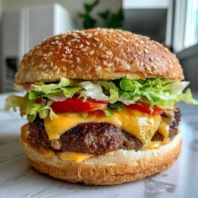 Beef Burger with Cheese